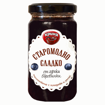 СТАРОМОДНО СЛАДКО ГОРСКИ БОРОВИНКИ 245ГР.*6БР. КРИНА