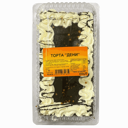 ТОРТА ДЕНИ 450ГР.*8БР. СПАРТАК