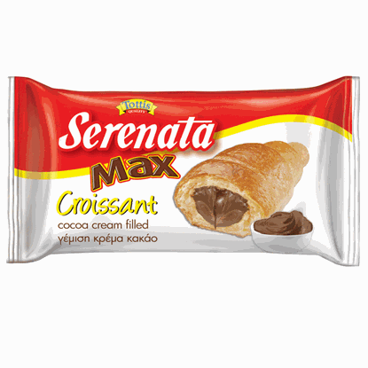 КРОАСАН СЕРЕНАТА МАКС 70ГР.*30БР. КАКАО