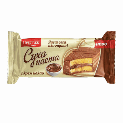 СУХА ПАСТА ПРЕСТИЖ 30ГР.*20БР. КАКАО - ЦЕНА ЗА КУТИЯ