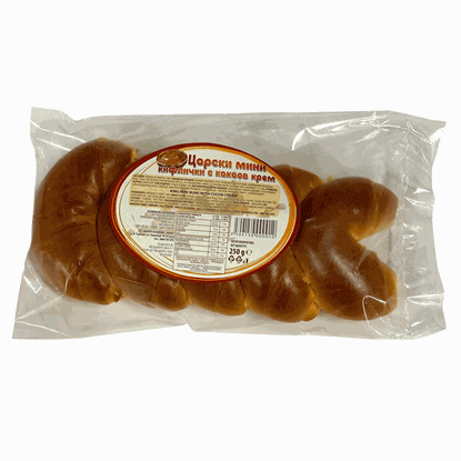 ЦАРСКИ КИФЛИЧКИ С КАКАОВ КРЕМ 250ГР.*12БР. /СРОК 30ДНИ/