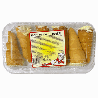 РОГЧЕТА С КРЕМ 240ГР.*20БР. ДЕСИ