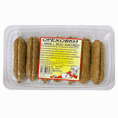 ОРЕХОВКИ С КАРМЕЛ 200ГР.*20БР. ДЕСИ