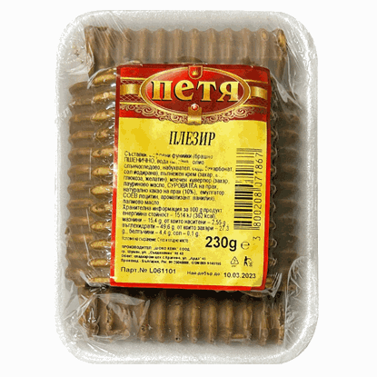 ПЛЕЗИР 230ГР.*14БР. ПЕТЯ