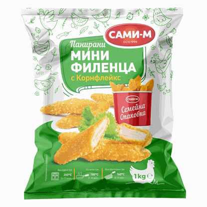 ПАНИРАНИ МИНИ ПИЛЕШКИ ФИЛЕНЦА 1КГ.*12БР. САМИ-М