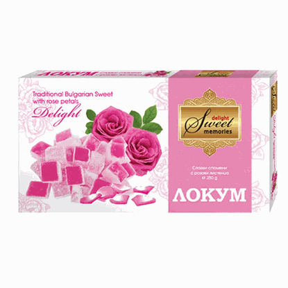 ДЕЛИКАТЕСЕН ЛОКУМ С РОЗА 250ГР.*12БР. АГИВА