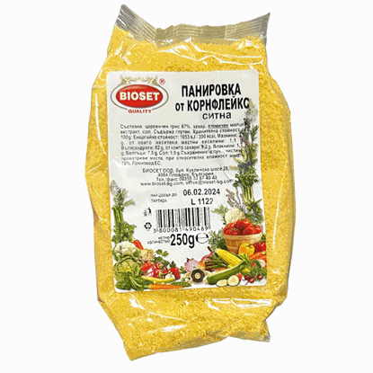 КОРНФЛЕЙКСОВА ПАНИРОВКА СИТНА 250ГР.*14БР. БИОСЕТ