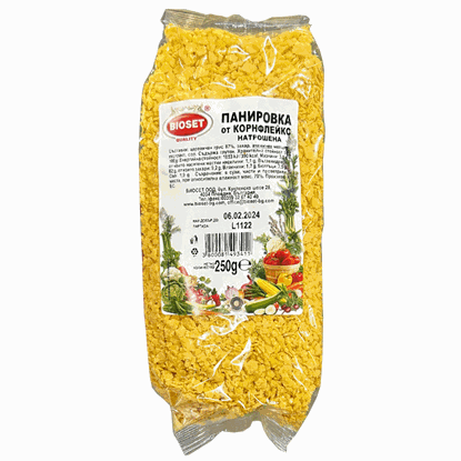 КОРНФЛЕЙКСОВА ПАНИРОВКА ЕДРА 250ГР.*30БР. БИОСЕТ