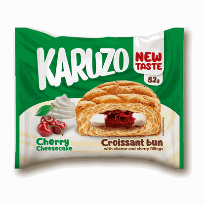 КАРУЗО КРЕМ ПИТА 82ГР.*24БР. ЧИЙЗКЕЙК ЧЕРЕША