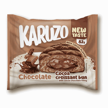 КАРУЗО КАКАОВА КРЕМ ПИТА С МЛ. ШОКОЛАД 82ГР.*24БР.