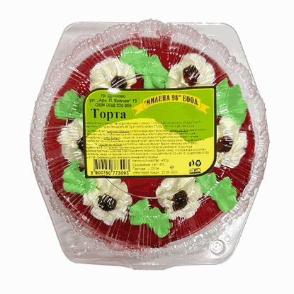 ТОРТА КАПРИЗ 450ГР.*6БР. "МИЛЕНА 98"