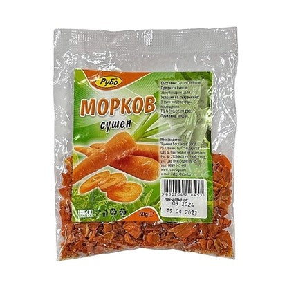СУШЕН МОРКОВ 50ГР.*10БР. РУБО