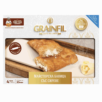 МАЙСТОРСКА БАНИЦА ПО 5БР. КУТИЯ *6БР. GRAINFIL ФИН ФУУД-ЦЕНА ЗА КУТИЯ