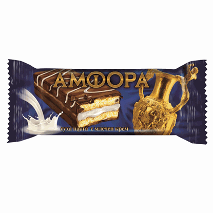 СУХА ПАСТА АМФОРА 70ГР.*16БР. МЛЕЧЕН КРЕМ - ЦЕНА ЗА БР.