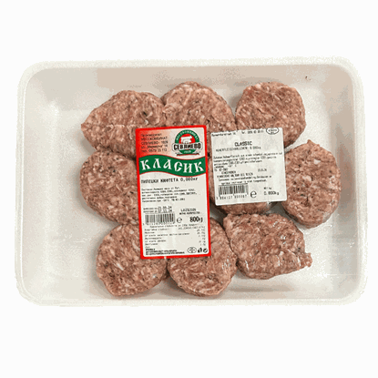 ПИЛЕШКО КЮФТЕ 80ГР.*10БР. МЕСОКОМБИНАТ СЕВЛИЕВО-ЦЕНА ЗА БР.