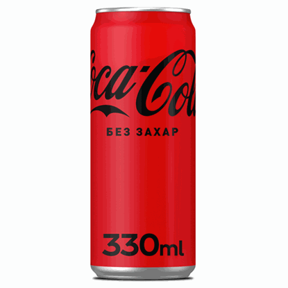 КОКА КОЛА ЗИРО 330МЛ.*12БР. КЕН