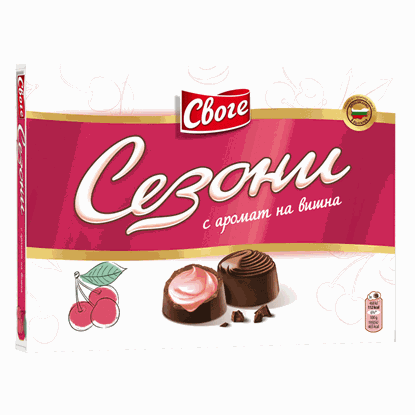 БОНБОНИ СЕЗОНИ 160ГР.*14 БР. ВИШНА