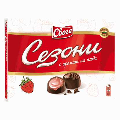 БОНБОНИ СЕЗОНИ 160ГР.*14БР. ЯГОДА