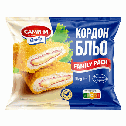 КОРДОН БЛЬО 1КГ.*6БР. FAMILY PACK САМИ-М