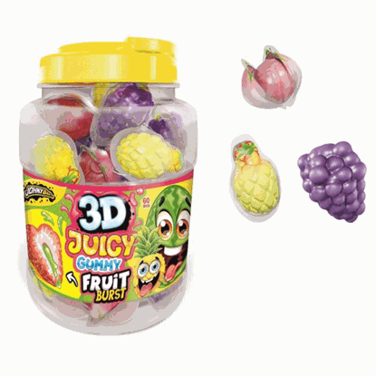 3D ПЛОДОВЕ С ПЪЛНЕЖ *60БР. ДЖОНИ БИ