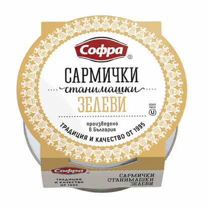 СТАНИМАШКИ ЗЕЛЕВИ САРМИ 300ГР.*12БР. СОФРА