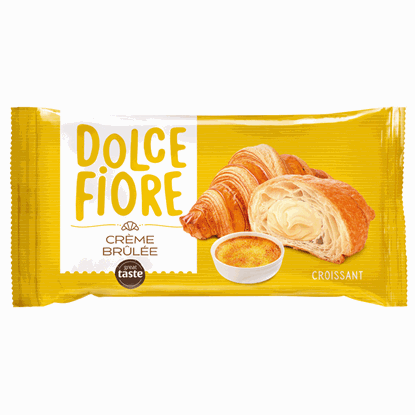 КРОАСАН DOLCE FIORE КРЕМ БРЮЛЕ 70ГР.*24БР. ЕЛИТ-П