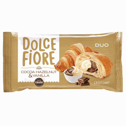 КРОАСАН DOLCE FIORE КАКАО И ВАНИЛИЯ 70ГР.*24БР. ЕЛИТ-П