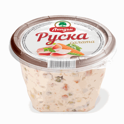 РУСКА САЛАТА 350ГР.*12БР. ЛИНДЪН