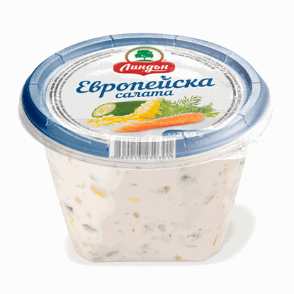 ЕВРОПЕЙСКА САЛАТА 350ГР.*12БР. ЛИНДЪН