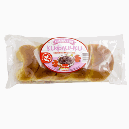 КИФЛИЧКИ С ШИПКОВ МАРМАЛАД 250ГР.*10БР.ГРАНД КОМЕРС