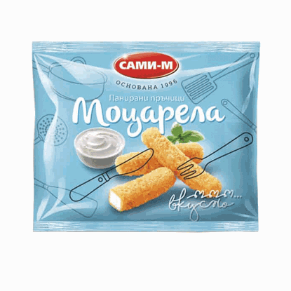 ПАНИРАНИ ПРЪЧИЦИ МОЦАРЕЛА 250ГР.*15БР. САМИ-М