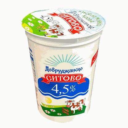 ДОБРУДЖАНСКО КИСЕЛО МЛЯКО 4,5% 500ГР.*12БР. СИТОВО