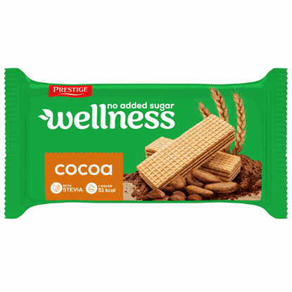 ВАФЛИ С КАКАО БЕЗ ЗАХАР WELLNES 125ГР.*10БР. ПРЕСТИЖ