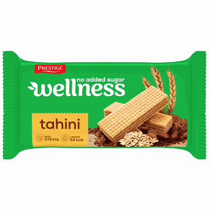 ВАФЛИ С ТАХАН БЕЗ ЗАХАР WELLNES 135ГР.*10БР. ПРЕСТИЖ