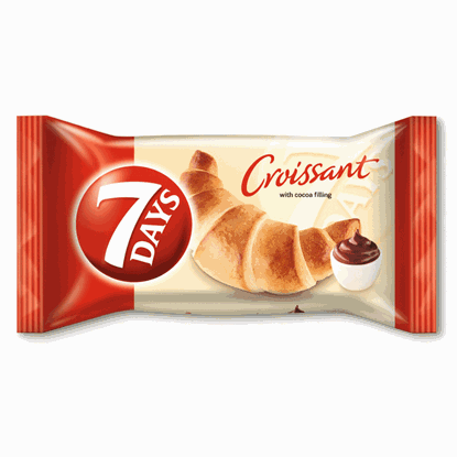 КРОАСАН 7ДЕЙС 60ГР.*30БР. КАКАО