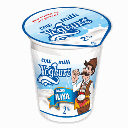 КИСЕЛО МЛЯКО 2% БАЧО ИЛИЯ 400ГР*8БР.