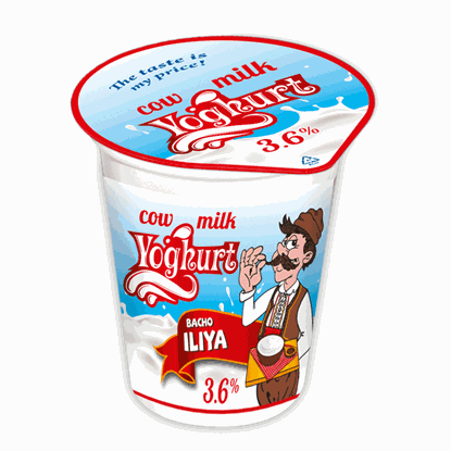 КИСЕЛО МЛЯКО 3,6% БАЧО ИЛИЯ 400ГР.*8БР.