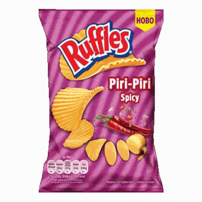 ЧИПС RUFFLES ПИРИ ПИРИ /ПИКАНТЕН/ 140ГР.*21БР.