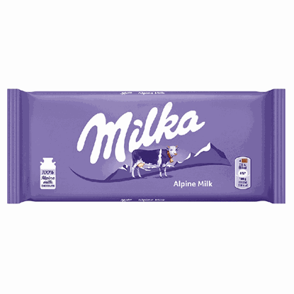 ШОКОЛАД МИЛКА 100ГР.*24БР. АЛПИЙСКО МЛЯКО