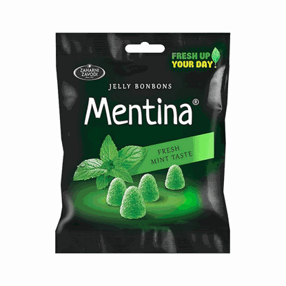 ЖЕЛИРАНИ БОНБОНИ МЕНТИНА 80ГР.*45БР.