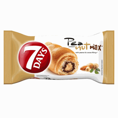 КРОАСАН 7ДЕЙС МАКС 80ГР.*20БР. ФЪСТЪК+КАКАО