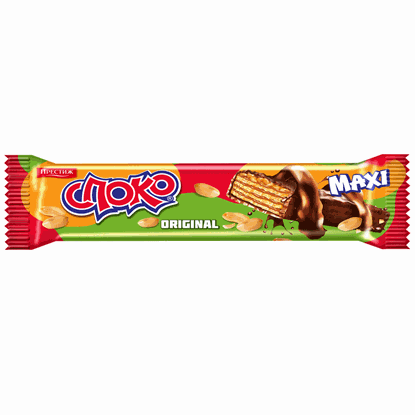 ВАФЛА СПОКО ФЪСТЪК 49ГР.*30БР. МАКСИ
