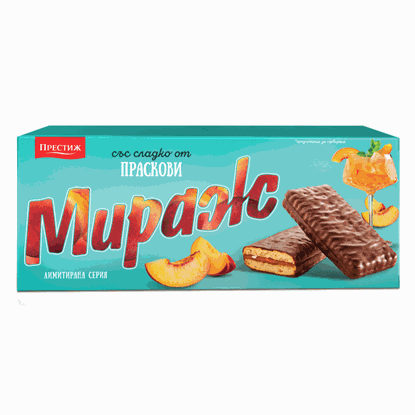 МИРАЖ 156ГР.* 32БР. СЪС СЛАДКО ОТ ПРАСКОВИ