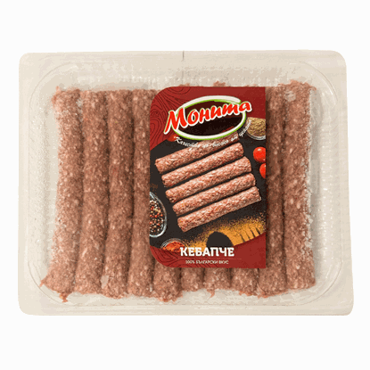 КЕБАПЧЕ МОНИТА 95ГР.*10БР. ПО 12БР. В КАШОН